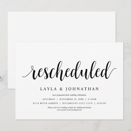 Verzet, Trouwdatum gewijzigd Kaart (Voorkant / Achterkant)