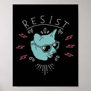 Verzet Trump Kat Anti Trump Protest Anti Politiek Poster