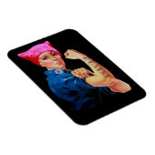 Verzet Trump met Rosie de Riveter Magneet (Rechterzijde)