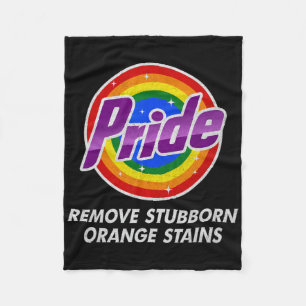 Verzet Trump Verwijder Hardnekkige Oranje Vlekken  Fleece Deken