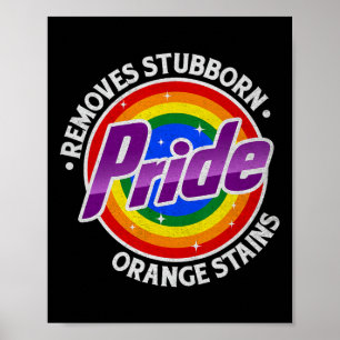 Verzet Trump Verwijder Hardnekkige Oranje Vlekken  Poster