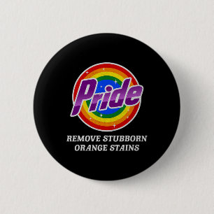 Verzet Trump Verwijder Hardnekkige Oranje Vlekken Ronde Button 5,7 Cm