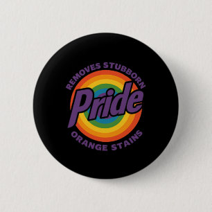 Verzet Trump Verwijder Hardnekkige Oranje Vlekken Ronde Button 5,7 Cm