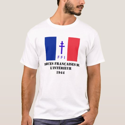 verzet van de Franse strijdkrachten T-shirt (Voorkant)
