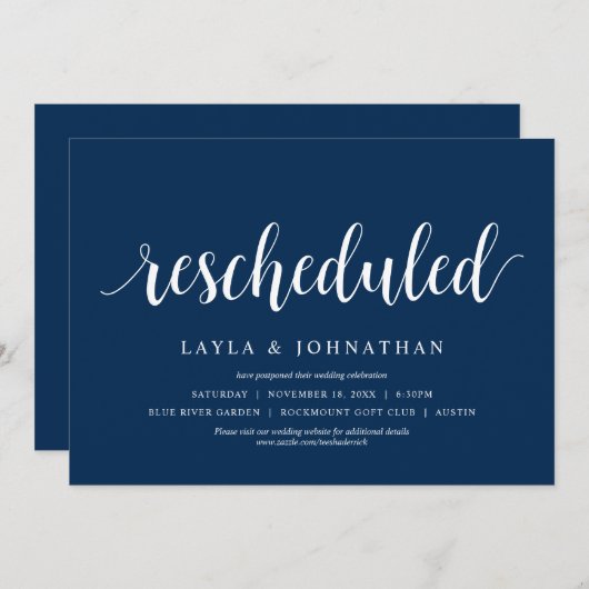 Verzet, verandering trouwdatum kaart (Voorkant / Achterkant)