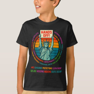 Verzet Verzet Usa Standbeeld Van Vrijheid Afblijve T-shirt