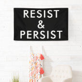 Verzet & Volhard Politiek Protest Maart Spandoek (Insitu)