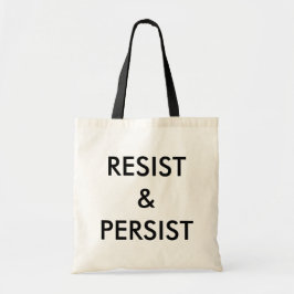 Verzet & Volhardt Politiek Protest Tote Bag