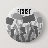 Verzet Vreedzaam Protest Button (Voorkant)