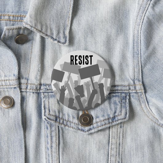 Verzet Vreedzaam Protest Button (In situ)