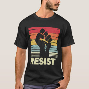 Verzet vuist verzet tegen vuist verzet t-shirt