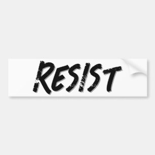 Verzet weerstand weerstaan bumpersticker