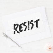 Verzet weerstand weerstaan rechthoekige sticker (Envelop)