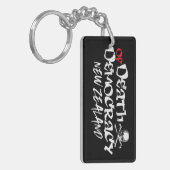 Verzet wordt plicht NZ Politiek Sleutelhanger (Voorkant Links)