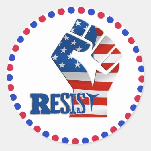 Verzet zich tegen de Stickers van de AntiTrump Bew (Voorkant)