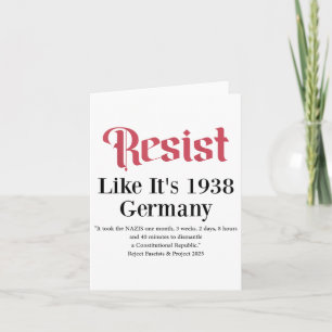 Verzet zoals het Duitsland van 1938 Kaart