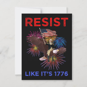 Verzet zoals het is 1776 briefkaart