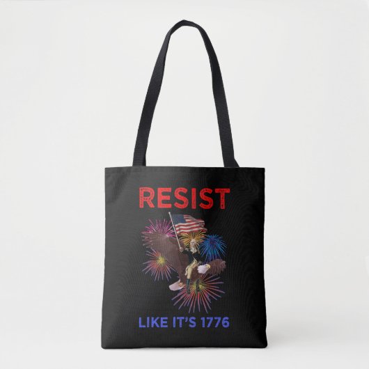 Verzet zoals het is 1776 tote bag (Voorkant)