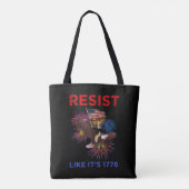 Verzet zoals het is 1776 tote bag (Achterkant)