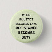 Verzetsbestrijding wordt een taak ronde button 3,2 cm (Voorkant)