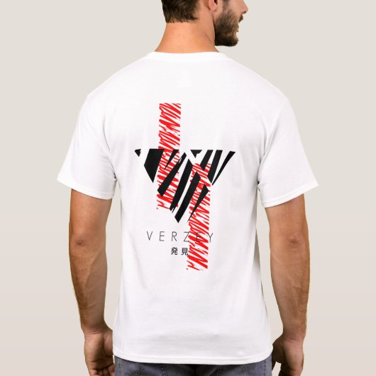 Verzey Discover Drawn Logo T-shirt (Achterkant)