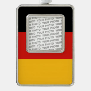  VERZILVERD OMLIJST ORNAMENT