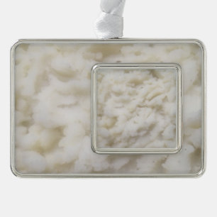  VERZILVERD OMLIJST ORNAMENT