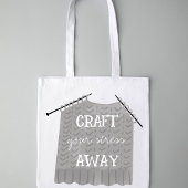 Verzin je stress weg Grappig Tote Bag