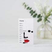 verzinnen visitekaartje (Staand voorkant)