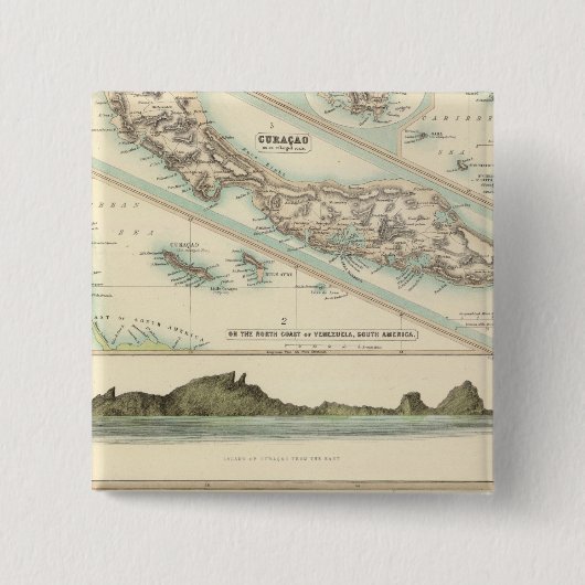 Verzittingen in Nederland Vierkante Button 5,1 Cm (Voorkant)