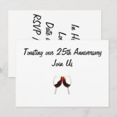 VERZOCHT ONS "25e JUBILEUM" TE VERZAMELEN Kaart (Voorkant / Achterkant)