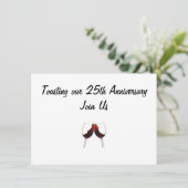 VERZOCHT ONS "25e JUBILEUM" TE VERZAMELEN Kaart (Staand voorkant)