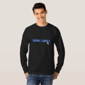 Verzoek Facebook-vriend T-shirt (Voorkant volledig)