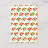 Verzoek om baby shower boek Watermeloen Granaatapp Informatiekaartje (Achterkant)