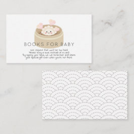 Verzoek om Baby shower boekje met kleine Potsticke Informatiekaartje