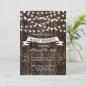 verzoek om baby shower kaart (Staand voorkant)