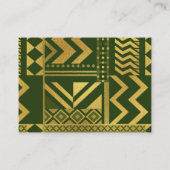 Verzoek om Baby shower van Afrikaanse stammenboeke Informatiekaartje (Achterkant)