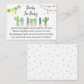 Verzoek om Baby shower van Fiesta Cactus Informatiekaartje (Voorkant / Achterkant)