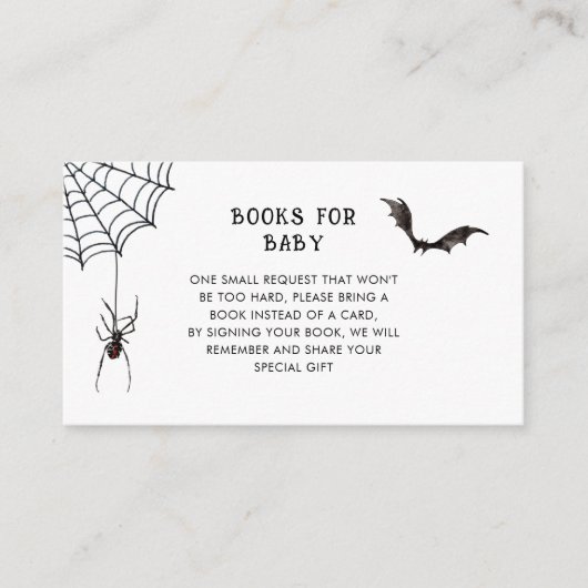 Verzoek om Baby shower van haalleen Informatiekaartje (Voorkant)