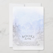 Verzoek om Baby shower van het winterkatoenbloem e Kaart (Achterkant)