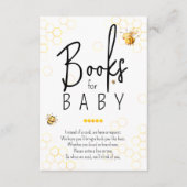 Verzoek om Baby shower van honingbijen Informatiekaartje (Voorkant)