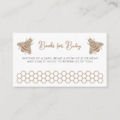 Verzoek om Baby shower van honingbijen Informatiekaartje (Voorkant)