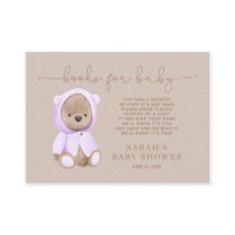 Verzoek om Baby shower van Lavender Teddy Bear