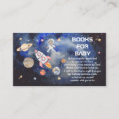 Verzoek om Baby shower van Space Rocket Planets Bo Informatiekaartje (Voorkant)