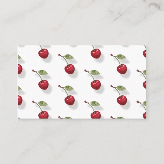Verzoek om Baby shower van Zoete Cherry Informatiekaartje (Achterkant)