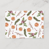 Verzoek om Baby shower winter Informatiekaartje (Achterkant)