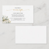 Verzoek om bruiloft-recept voor 'Fall In Love' bru Informatiekaartje (Voorkant / Achterkant)