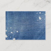 Verzoek om Denim en Diamonds Book Informatiekaartje (Achterkant)