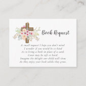 Verzoek om een boekbindmiddel - Roze vuilnisbakken Informatiekaartje (Voorkant)