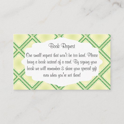 Verzoek om het Baby shower van het Safari Oerwoud  Informatiekaartje (Achterkant)